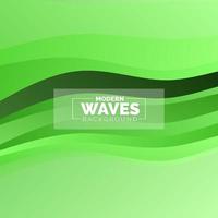 Abstract Waves background. Dynamic shapes composition vector