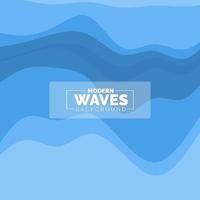 Abstract Waves background. Dynamic shapes composition vector