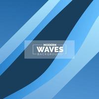 Abstract Waves background. Dynamic shapes composition vector