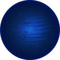 globe de technologie moderne png