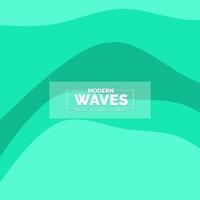 Abstract Waves background. Dynamic shapes composition vector