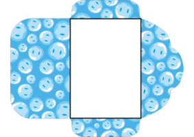 Envelope Design with Cute Character png