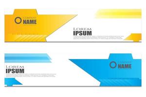 modern banner design vector