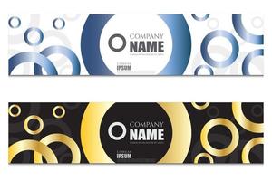 simple banner post template vector