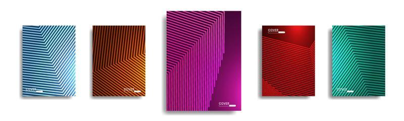 Simple Modern Cover Template Design. Collection of Minimal Geometric patterns for Presentations, Magazines, Flyers, Annual Reports, Posters and Business Cards.