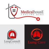 medical care icon or logo for apps or websites vector