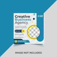 Corporate Business Agency Social Media Post Template vector