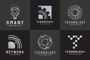 icono de tecnología futura vector