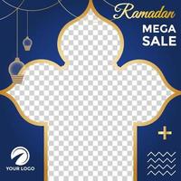 ramadan social media template vector