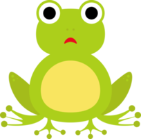 Froschdesignillustration lokalisiert auf transparentem Hintergrund png