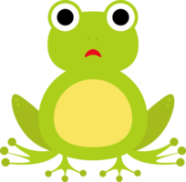 frog design illustration isolated on transparent background png