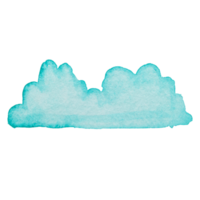 ochtend- wolk waterverf element png