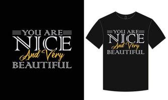 Typography t-shirt design vector