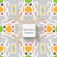 Abstract seamless pattern with background vector