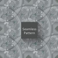 Abstract seamless pattern with background vector