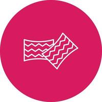 Line Icon With Background vector