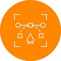 Line Icon With Background vector