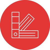 Line Icon With Background vector