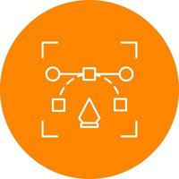 Line Icon With Background vector
