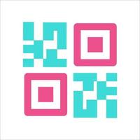 Scan Barcode Icon Two Color vector