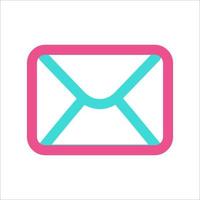 Mail Icon Two Tone Color vector
