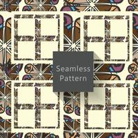 Abstract seamless pattern with background vector