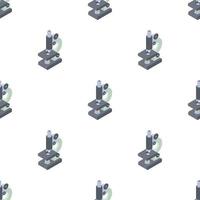 Microscope pattern seamless vector