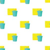 Delete message pattern seamless vector
