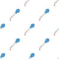 Pipette pattern seamless vector