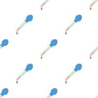 Pipette pattern seamless vector