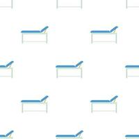 Medical bed pattern seamless vector