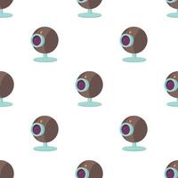 Webcam pattern seamless vector