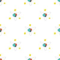 Molecule pattern seamless vector