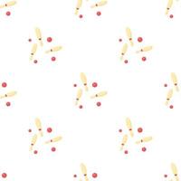 Juggling clubs pattern seamless vector