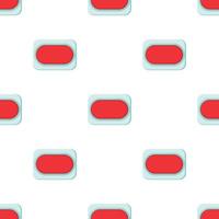Red rectangular button pattern seamless vector