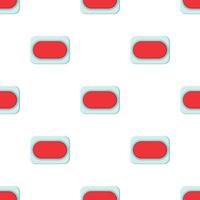 Red rectangular button pattern seamless vector