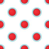 Red stop and panic button pattern seamless vector