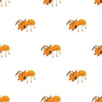 Ant pattern seamless vector