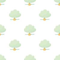 Cloud database pattern seamless vector