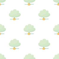 Cloud database pattern seamless vector