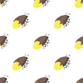 Firefly bug pattern seamless vector