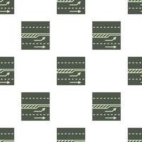 Autobahn pattern seamless vector