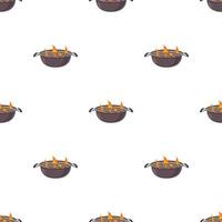 Barbecue pattern seamless vector