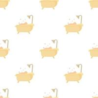 Bath pattern seamless vector