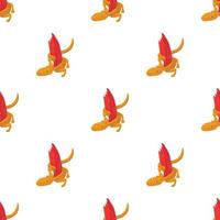 Dinosaur lizard pattern seamless vector