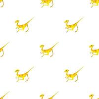 Velociraptor pattern seamless vector