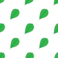 Elm leaf pattern seamless vector