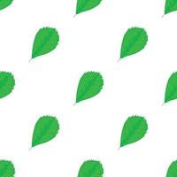 Elm leaf pattern seamless vector