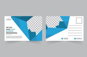 Modern and Simple Business EDDM Postcard or Postcard Template vector