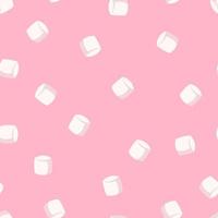 Seaamless pattern marshmallow  vector